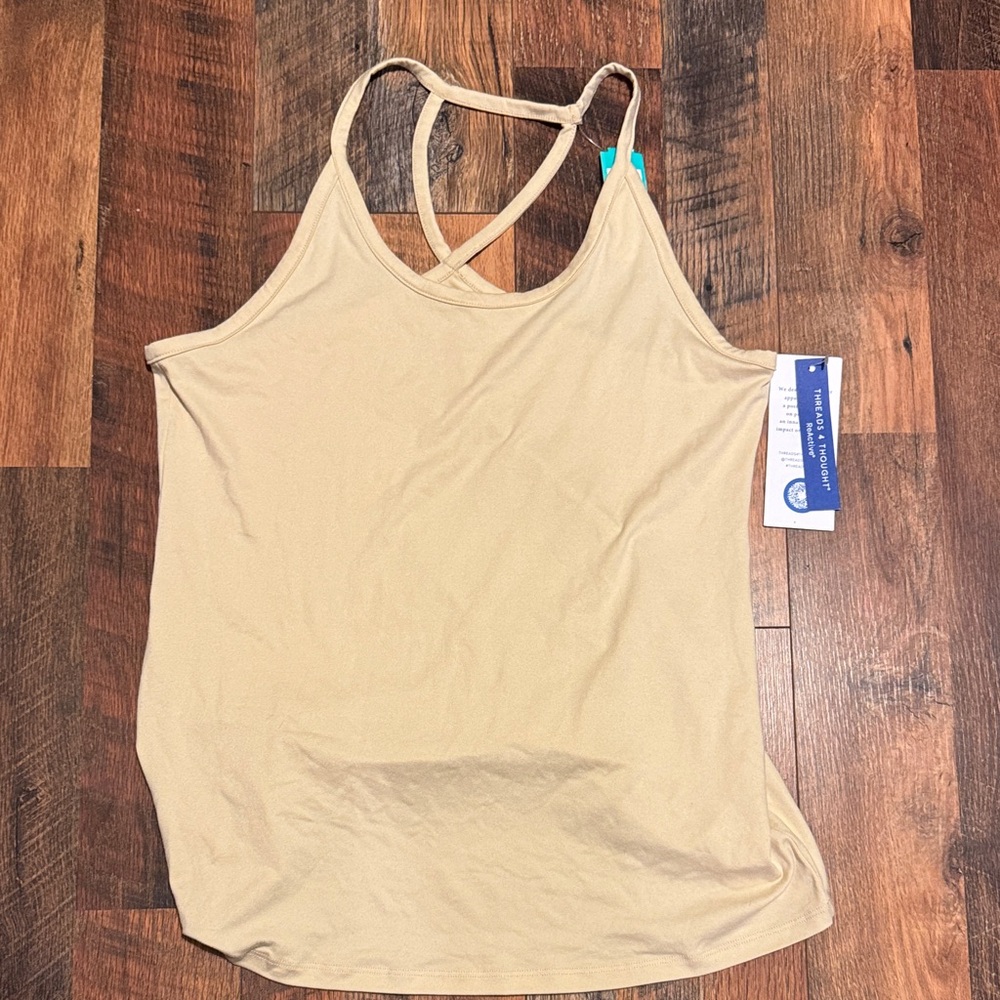 NWT Threads 4 Thought Beige Tank Top